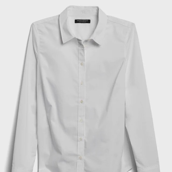 Banana Republic tailored fit button down blouse - Picture 7 of 9